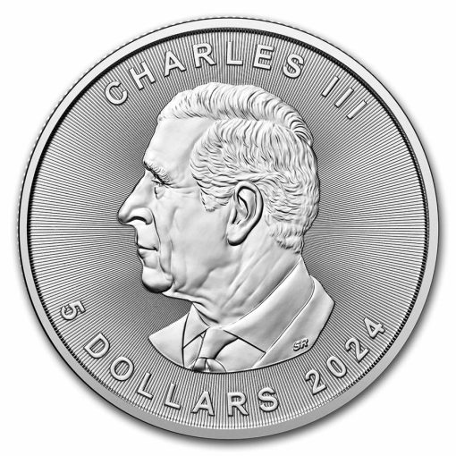 2024 (New) Canadian Maple Leaf Silver1 oz Coin - Image 2