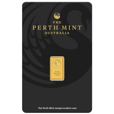 (New) Australia Perth Mint Gold 1 gram Bar