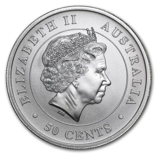 2015 (New) Australian Great Hammerhead Shark Perth Mint 1/2 oz Silver Coin - Image 2
