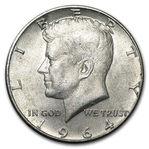 1964 USA Kennedy Half Dollar 90% Silver Circulated Coin【2 Coin Set】