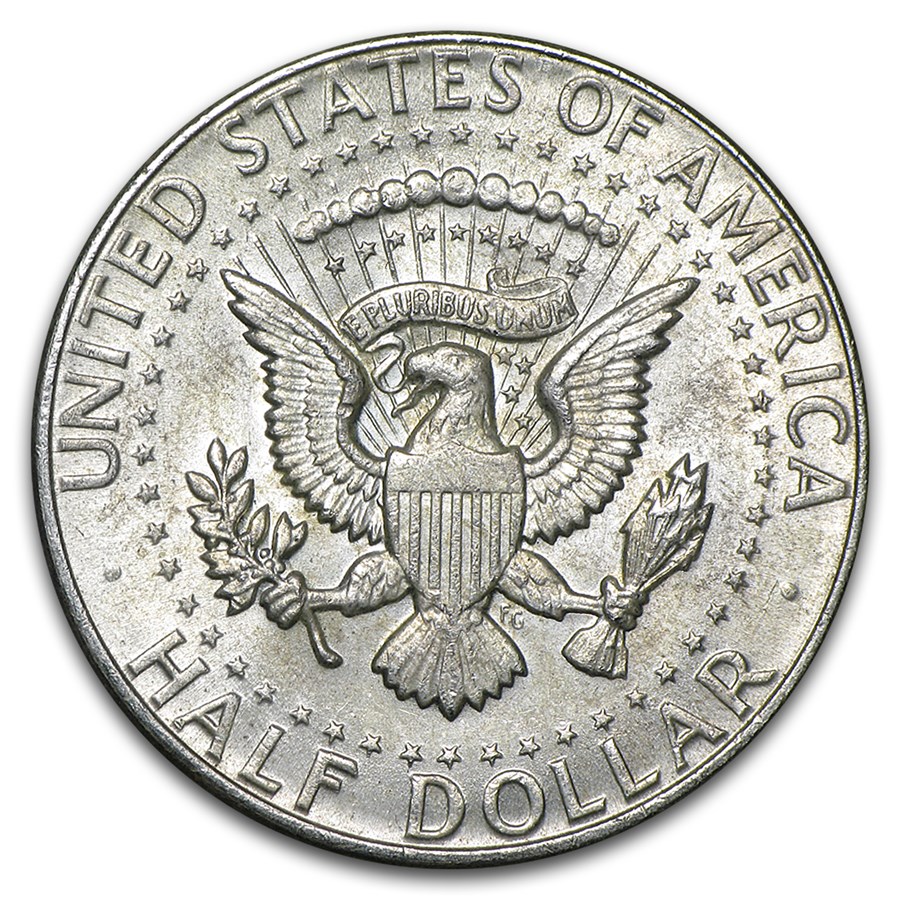 1964 USA Kennedy Half Dollar 90% Silver Circulated Coin【2 Coin Set】 - Image 2