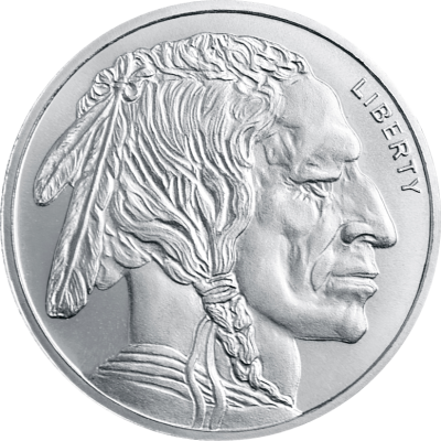 (新品) アメリカ「1913年 バッファロー・ レプリカ」純銀 1/10オンス メダル