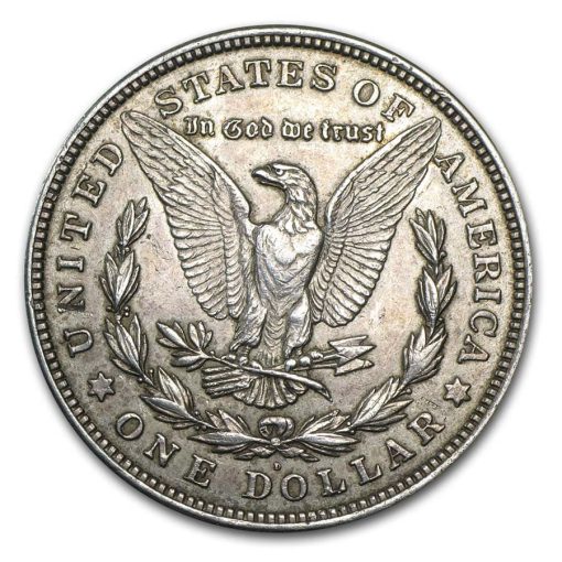 1921 USA Morgan Dollar 90% Silver Circulated Coin - Image 2