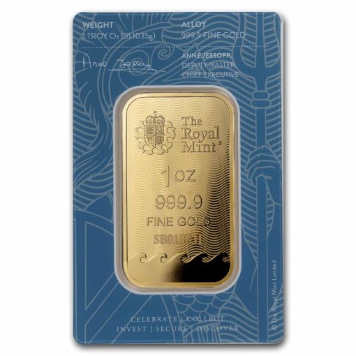 (新品) イギリス「ブリタニア」純金 1オンス バー - 画像 (2)