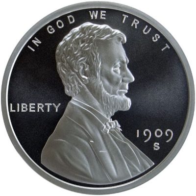 (New) Lincoln Wheat Cent Silver 1 oz Round