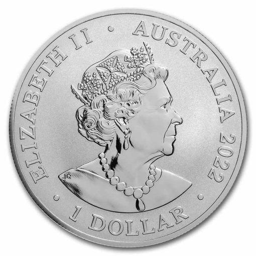 2022年 (新品) オーストラリア「ハラジロカマイルカ・ドルフィン」純銀 1オンス 銀貨 - 画像 (2)