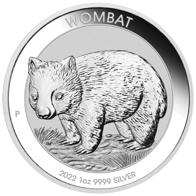 2022 (New) Australian Wombat Silver 1 oz Coin