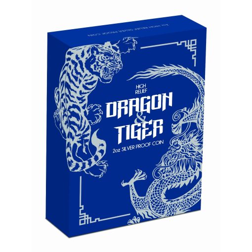 2018 2oz Australia Dragon and Tiger 9999 Silver High Relief Proof Coin (NGC PF70 UC FDP) - Image 3