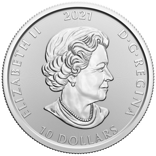 2021年 (新品) カナダ「北の怪物・狼男」純銀 2オンス 銀貨 - 画像 (2)