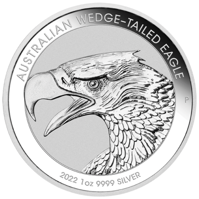2022 (New) Australian Wedge-Tailed Eagle 1 oz Silver Coin