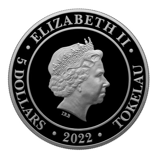 2022 (New) Tokelau Goddess Europa Silver 1 oz Coin - Image 2