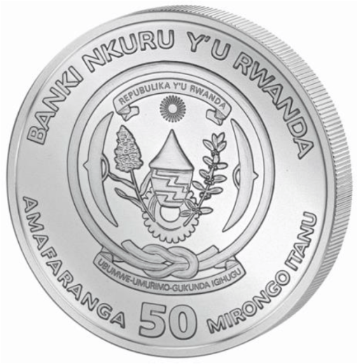 2018 (New) Rwanda Lunar Year of the Dog Silver 1 oz Coin - Image 2
