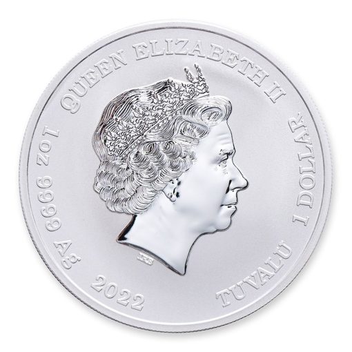 2022年 (新品) ツバル「ストリートファイター・リュウ」純銀 1オンス 銀貨 - 画像 (2)