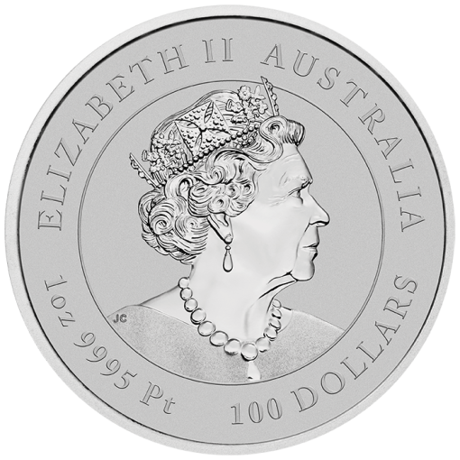 2022 (New) Australia Year of the Tiger Platinum 1 oz Coin (Series III) - Image 2