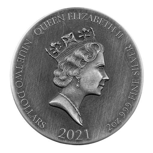 2021 (New) Bible Series Rebuilding The Jerusalem Temple Silver 2 oz Coin - Image 2