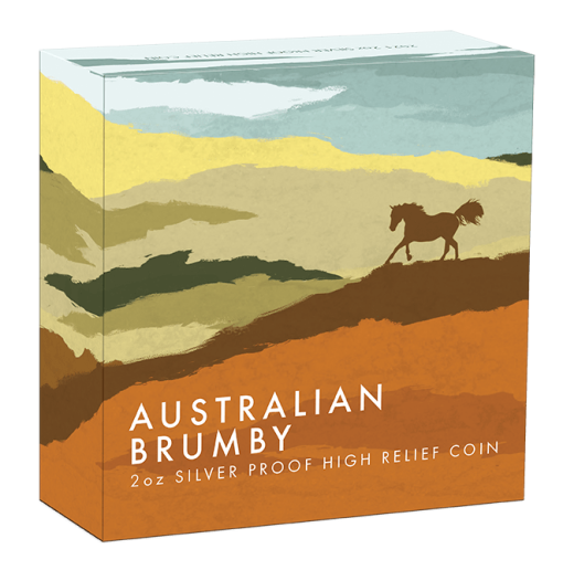 2021 (New) Australia Brumby 2 oz .9999 High Relief Proof Coin - Image 5