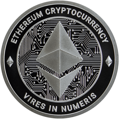 (新品) アメリカ「イーサリアム・ETH」純銀 1オンス メダル