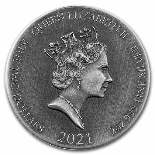 2021 (New) Bible Series Death of Samson 2 oz Silver 62.2g Coin - Image 2