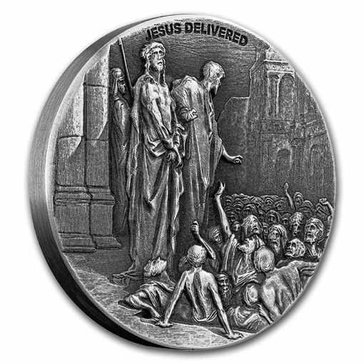 2021 (New) Bible Series Jesus Delivered 2 oz Silver 62.2g Coin - Image 3