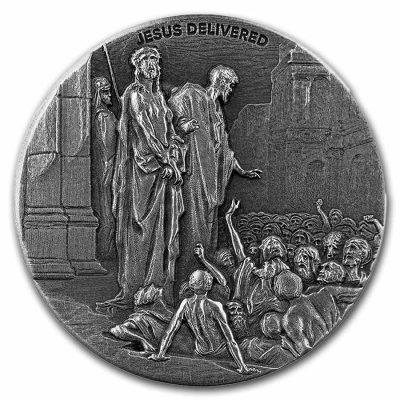 2021 (New) Bible Series Jesus Delivered 2 oz Silver 62.2g Coin