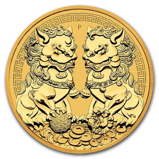 2021年 (新品) オーストラリア「ダブル 貔貅」純金 1オンス 金貨
