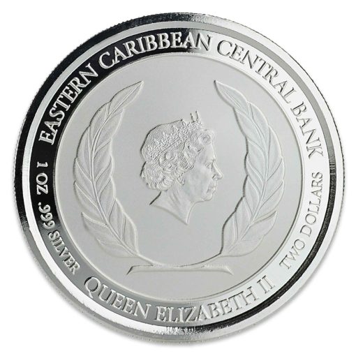 2020 (New) St. Vincent & the Grenadines「Pax Et Justitia」1 oz .999 Silver Coin - Image 2