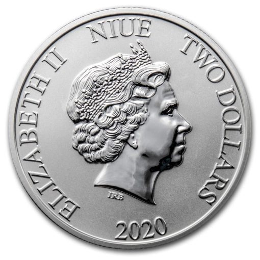 2020 (New) Niue Disney Mickey & Pluto $2 Niue 1 oz Silver Coin - Image 2