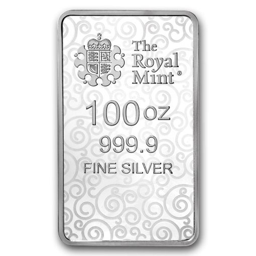 (New) 2021 British Royal Mint Una and the Lion・100 oz Silver Bar - Image 2