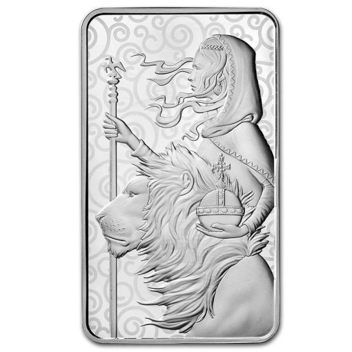 (New) 2021 British Royal Mint Una and the Lion・100 oz Silver Bar