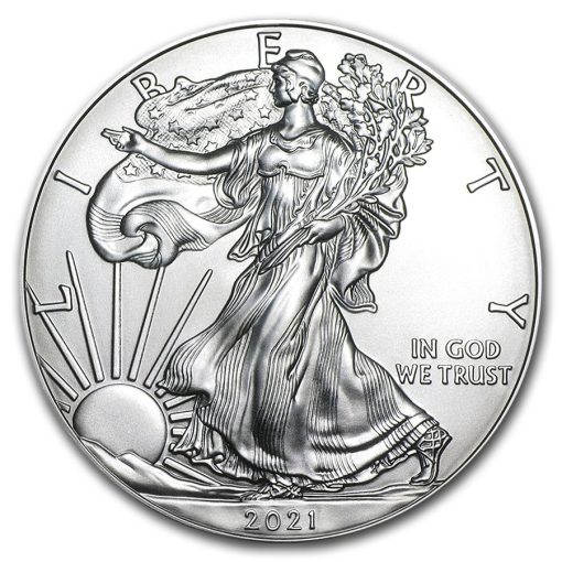 2021 (New) American Eagle Walking Liberty Silver 1 oz Coin【Type 1】