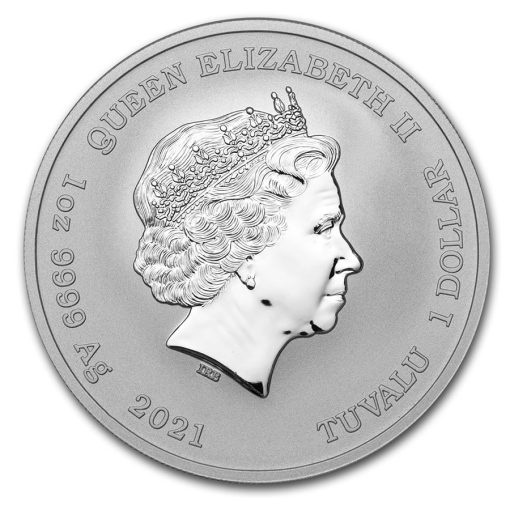 2021 (New) Tuvalu Marvel「Wolverine」1 oz .999 Silver $1 Coin - Image 2