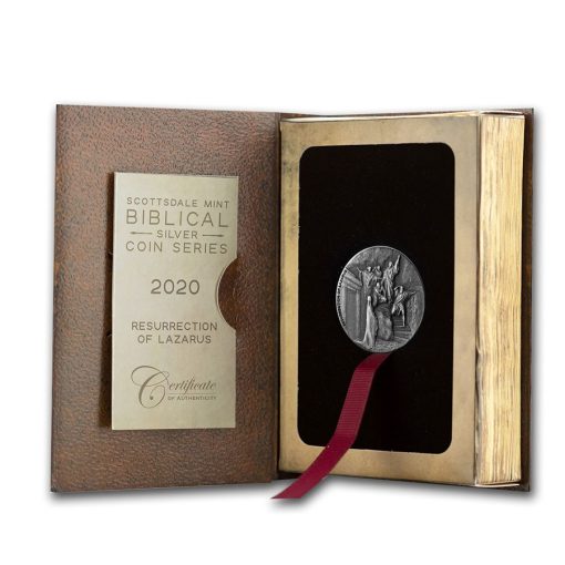 2020 (New) Bible Series Resurrection of Lazarus 2 oz Silver 62.2g Coin - Image 4