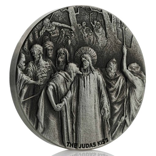 2020 (New) Bible Series The Judas Kiss 2 oz Silver 62.2g Coin - Image 3