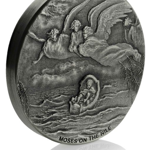 2019 (New) Bible Series Moses on the Nile 2 oz Silver 62.2g Coin - Image 5
