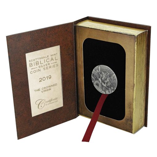 2019 (New) Bible Series The Crowned Virgin 2 oz Silver 62.2g Coin - Image 7