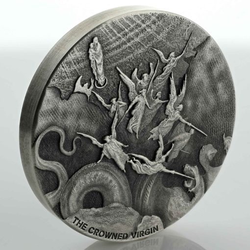 2019 (New) Bible Series The Crowned Virgin 2 oz Silver 62.2g Coin - Image 4