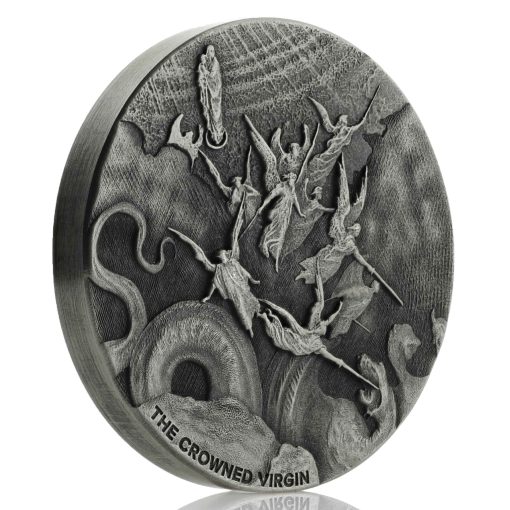 2019 (New) Bible Series The Crowned Virgin 2 oz Silver 62.2g Coin - Image 3