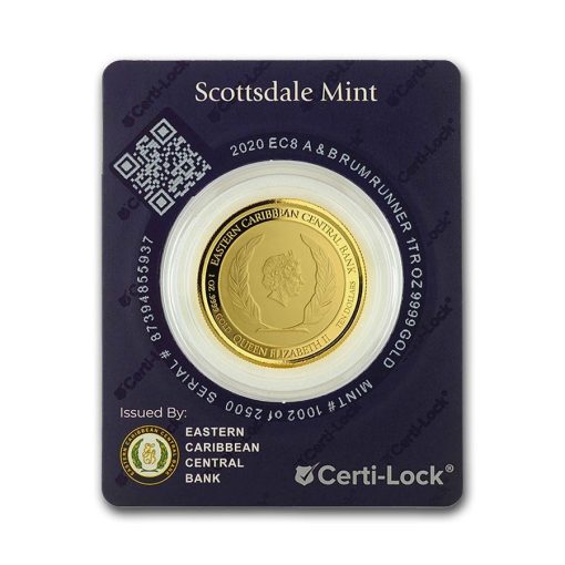 2020年 (新品) アンティグア・バーブーダ「 パイレーツ・海賊船・ラム酒 」純金 1オンス 金貨 - 画像 (4)