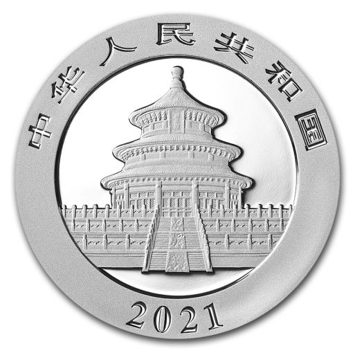 2021 (New) Chinese Panda in Capsule 30 gram Silver Coin - Image 2