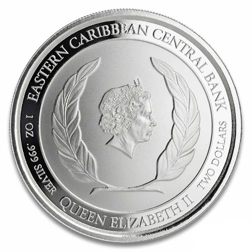 2020 (New) Montserrat Oriole 1 oz Pure Silver - Image 2