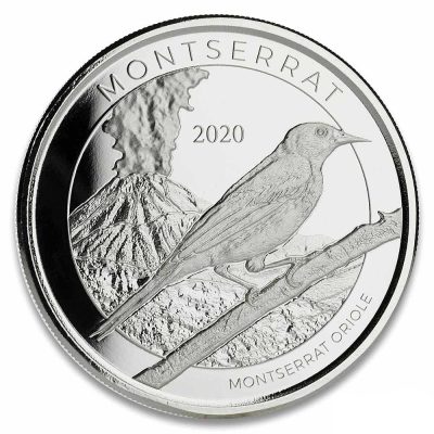 2020 (New) Montserrat Oriole 1 oz Pure Silver