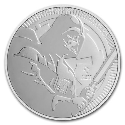 2020年 (新品) ニウエ「スター ウォーズ・ダース ベーダー・ライトセーバー」純銀  1オンス 銀貨