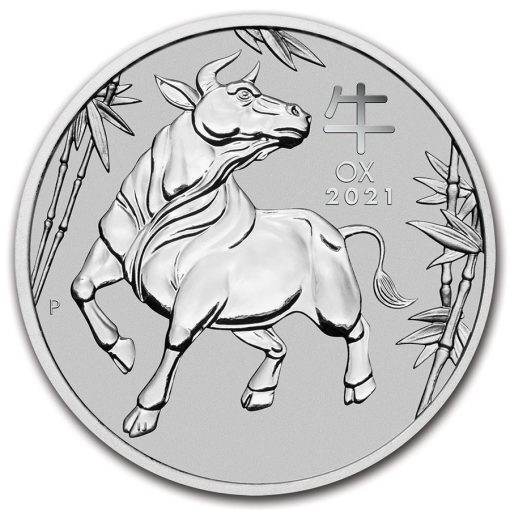 2021 (New) Australia Year of the Ox Platinum 1 oz Coin