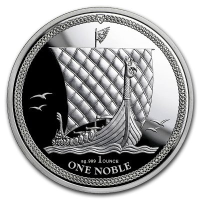 2018年 (新品) イギリス諸島「ノーブル」純銀 1オンス プルーフ 銀貨
