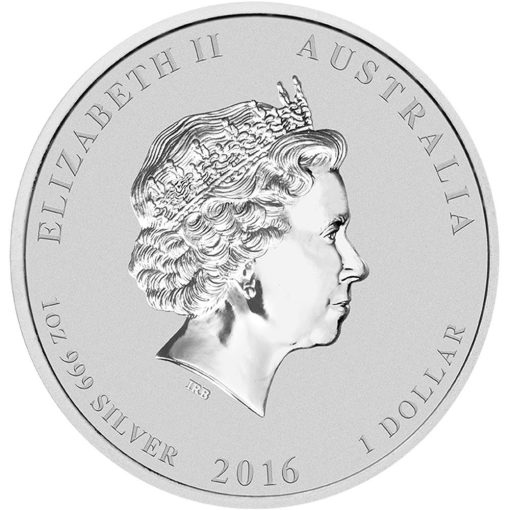 2016年 (新品) オーストラリア「福・贈り物」 純銀 1 オンス 銀貨 - 画像 (3)