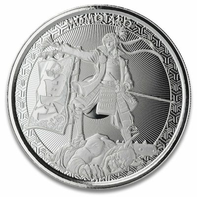 2020 (New) Samoa「MOMOTARO & ONI」ANIME 99.99% Pure Silver 1 oz Coin
