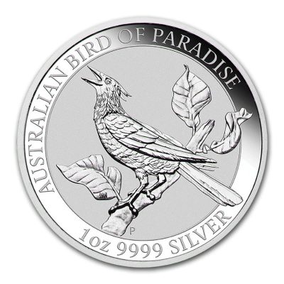 2019年 (新品) オーストラリア「極楽鳥・バード オブ パラダイス」純銀 1オンス 銀貨