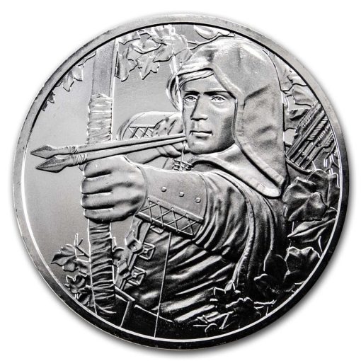 2019 (New) Austria Robin Hood 825 Year Anniversary 1 oz 99.9% Pure Silver Coin in Card - Image 3