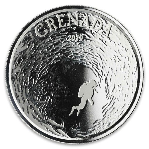 2019年 (新品) グレナダ「ダイビング・パラダイス」純銀 1オンス 銀貨