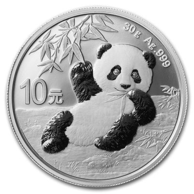 2020 (New) Chinese Panda in Capsule 30 gram Silver Coin